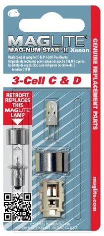 Maglite - LMXA301 Xenon White Star Bulb 3 Cell - MGLLMXA301