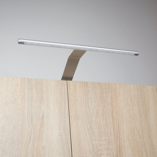 kalb Material für Möbel LED Kleiderschrankleuchte Aufbauleuchte Schrankbeleuchtung Regalbeleuchtung, Lichtfarbe:warmweiß, Setgröße:4er SET, Schalter:mit Fußschalter