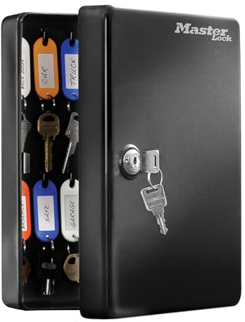 MASTER LOCK Schlüsselschrank [Schlüsselschloss] [25 Schlüsselanhängern] KB-25ML - Enthält 25 Schlüsseletiketten