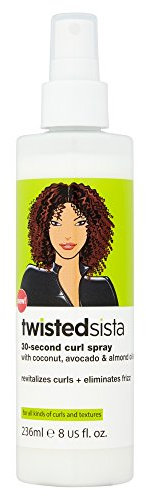 Twisted Sista Curl Spray with Coconut Avocado and Almonds Oils, 236 ml
