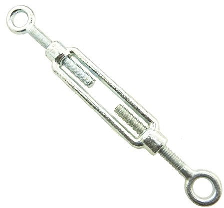 Spannschloss DIN 1480 mit 2 Ringösen Stahl galv. verzinkt SP-RR M 14-1 Stück