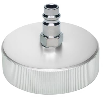 Qinbu Bremsenentlüftungsgerät Adapter mit 26mm lang, Breite des Düsenkopfes 8 mm Euro Stecknippel, für Bremsenentlüfter Auto Bremsentlüftung, korrosionsbeständig und leicht zu lagern
