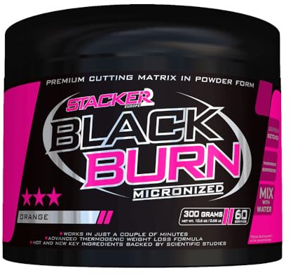 Stacker2 Black Burn Micronized (300g) Orange - Diät & Gewichtsmanagement - Fatburner