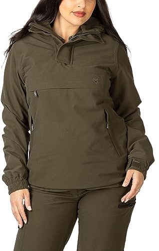 Rydale Ladies Shooting Smock Womens Waterproof Hunting Smocks Mesh Lined Field Jacket (as8, numeric, numeric_12, regular, regular, Olive)
