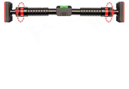 Klimmzugstange Fitnessgeräte Für Zuhause Strength Training Equipment Lager 250kg Klimmzugstangen Tragbare Reckstange Aus Stahl Heim-Krafttraining Fitness-Trainingsstange Horizontale Stange Fitnessgerä