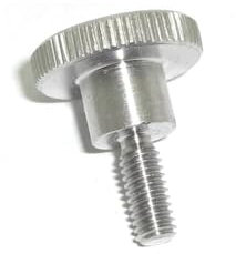 Rändelschraube hohe Form M4x10 DIN464 A2 Edelstahl 10 Stück Gerändelte Schraube Griffschraube