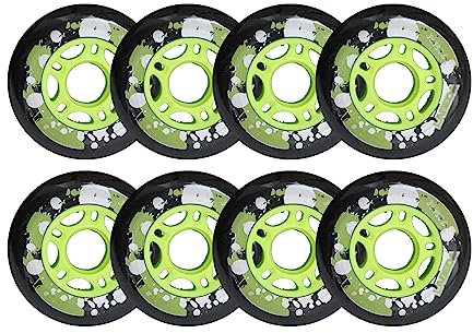 Skateboard-Räder 85A Inline-Rollschuh-Räder für den Innenbereich (8er-Pack) Roller-Rollschuh-Räder für den Innenbereich, vorgesehen für den Austausch von -Rädern, Räder