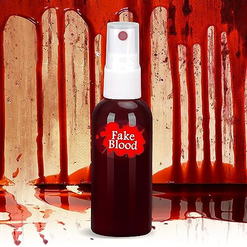 Faux Sang Spray 200ml, Sprays de Sang Artificiels, Spray Faux Sang, Sprays de Sang Artificiel, Sang de Vampire, Sang de Zombie, Fake Blood pour Carnaval