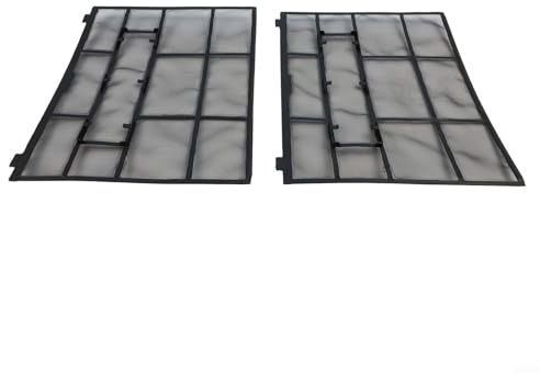 Air Conditioner Filter Screen Dustproof Indoor Unit Hanging Dust Screen Plastic Filter Accessories for Central Split System Cooling and Heating, Easy Install,(32X25.2)