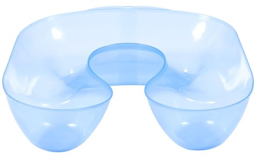 Yardwe Nackenstütze zum Haarefärben Wiederverwendbares Haarwaschtablett mit Wasserschale und Halsablage Schutz für Kleidung Salon und Heimgebrauch Spa Dauerwelle