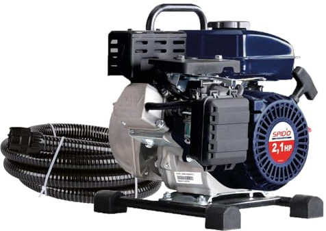 SPIDO - Pompe à eau thermique SP 95 - Moteur 4 temps 2,1 HP - Débit 12 m³/h - Pression 3,6 bar