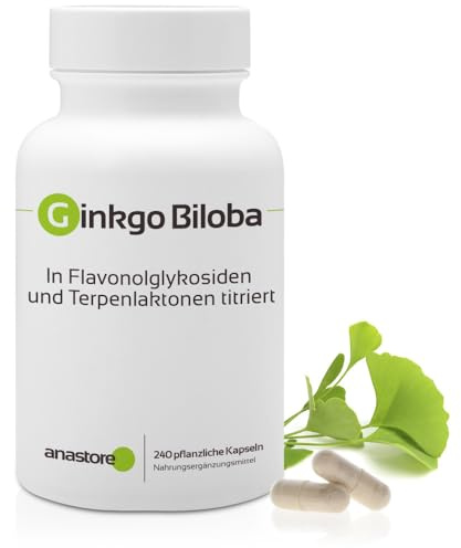 GINKGO BILOBA * 60 mg / 240 gélules * Titré à 24% min. en glycosides de flavonol et à 6% min. en lactones terpéniques * Cardiovasculaire, Cerveau, Immunitaire