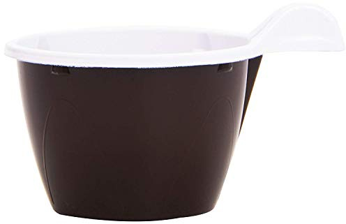 IMBALLAGGI ALIMENTARI PZ 250 Tasse pour caffe 'avec manche bicolore Verre Caffe' Tasse en plastique Cl 10 Coffee And Hot Drinks