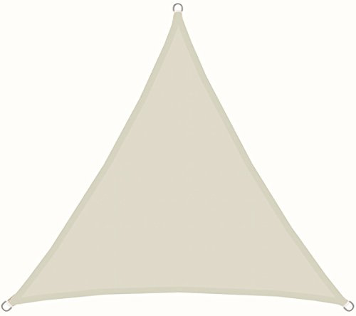 AMANKA UPF50+ Voile d'ombrage UV - 3x3x3 Polyester Triangle Protection Solaire - Toile Hydrofuge