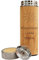 Isolierflasche mit Name, Spruch + Motiv Gravur - Trinkflasche in Holz Optik 400 ml, Thermosflasche für Kaffee oder Tee, personalisiertes Geschenk für Männer und Frauen