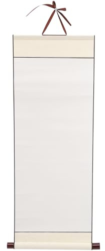FAVOMOTO 30*80cm Leerer Kalligraphie-Rollen Schriftrollen Chinesische Kalligraphie Schriftrolle Papier Zum Beschreiben Japanpapier Malrolle Japanpapier Reispapier Papierrolle Wand Farbe Roller Pinsel