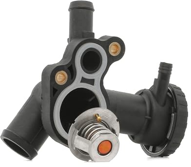 RIDEX Thermostat d'eau Boîtier plastique avec joint d'étanchéite avec bouchon/couvercle Compatible avec MINI 3/5 portes R50, R53 Cabriolet R52