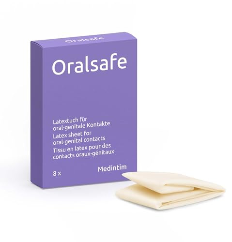 8er MedIntim OralSafe Lecktuch Latextuch Neutral Oral Dam