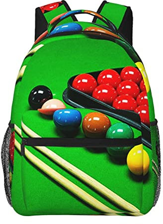 Reise-Laptop-Rucksack, Snooker-Spiel-Rucksäcke, langlebiger Tagesrucksack, Notebook-Computer-Tasche, Geschenke für Männer, Frauen, Erwachsene