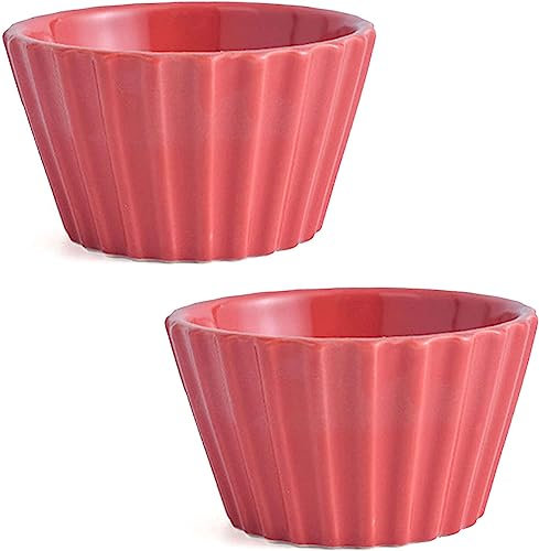 Tazón de sopa, Tazón de arroz, Tazón de desayuno, Juego de ramequines, 170 ml, Ramekins de Creme Brulee, Plato de soufflé Platos a prueba de horno, Ramekins de soufflé, Ramekins for freidora de aire-r