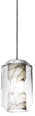 MODEBHD Nordische weiße Wolkenstein-Lampe, Wandleuchte, klarer Lampenschirm, Laterne, Kronleuchter, Doppelglas-Pendelleuchte, Hängeleuchten, Deckenleuchte für Billardtisch, Geschäft, Büro, Pendelleuch