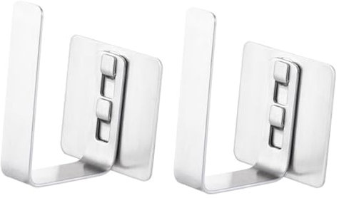 PRETYZOOM 2St Edelstahl Topf deckel stainless steel inoxlm küche zubehör küchenaccessoires sturdy kleiderständer Schneidbrett Halterung Getränkehalter Topfdeckel Wandbehang