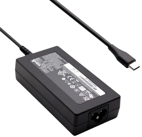 Genuine Delta 100W USB C Power Adapter Fast Charger Replacement for Mac book Pro I-Pad Lenovo HP Dell Asus Laptops and All USB C Port Devices Charge TYPE C 100W 96W 90W 87W 65W 45W 30W Device C0077