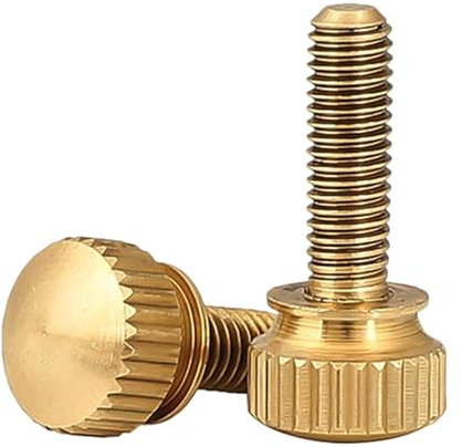 Handfestziehende Mutter, Rändelmutter, 5 Stück, Messing, doppellagig, mit Stufen, gerändelte Handschraube, doppellagige Computergehäuseschrauben, M3, M4, M5, M6, M8, M10, M5 (2 Stück) ( Color : M4 (3p