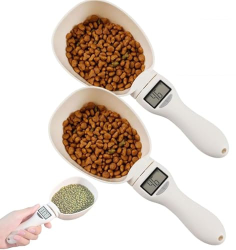 Food Measuring Scoop Scale, Digital Measuring Spoon Scale with LCD Screen Display and Replaceable Spoons, Digital Measuring Weighing Spoon Scale 800g High Precision,Digital Spoon Scale for Food (2)