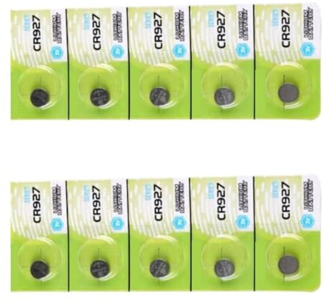 Lot de 10/5 piles bouton au lithium CR927 3 V pour télécommandes de jouets électroniques et petits gadgets