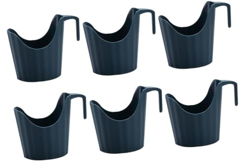 PENIKOKO Anti-Scalding Paper Cup Holder with Handle 6-Pack Disposable Cup Sleeves for Hot Coffee Tea Office Home Use