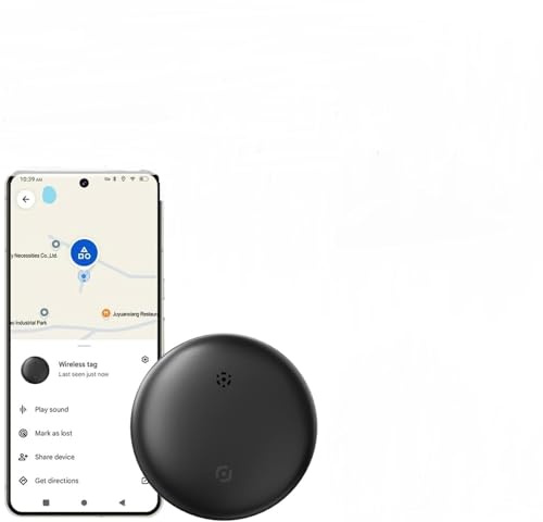 GPS Coche Localizador Android, Localizadores GPS Sin Tarjeta SIM ni Suscripción, IPX6 Resistente al Agua, Funda Protectora de Silicona Magnética,Batería Reemplazable,365 Días de Duración de la Batería