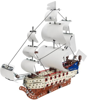 Meccano Tin Tin Unicorn Ship Model Toy