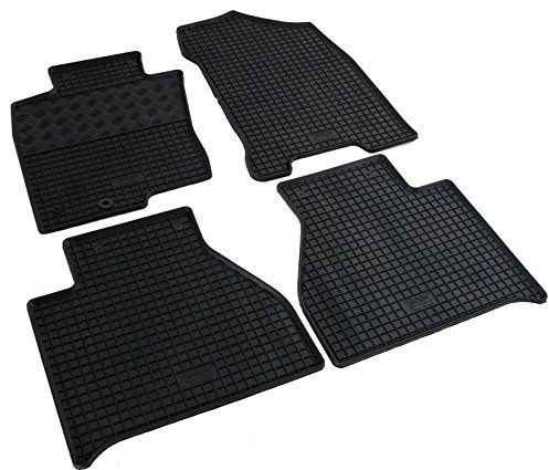 AD Tuning GmbH & Co. KG Gummi Fußmatten Set, 4teilig, Gummifußmatten Gummimatten Matten