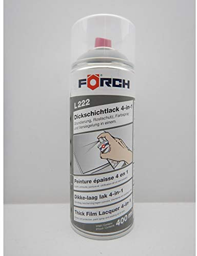 FORCH 4 in 1 RAL 7040 FENSTERGRAU GRAU DICKSCHICHTLACK Lack Spray SPRAYDOSE 400ML (1)