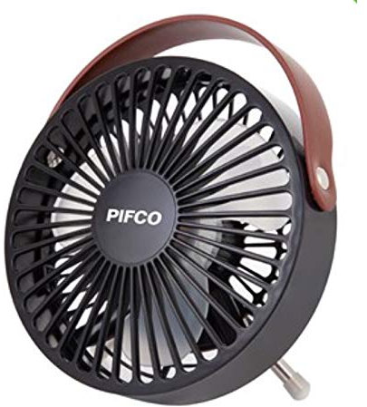PIFCO 4 USB Mini Portable and Lightweight Fan- Adjustable with Leather Strap(P55003)