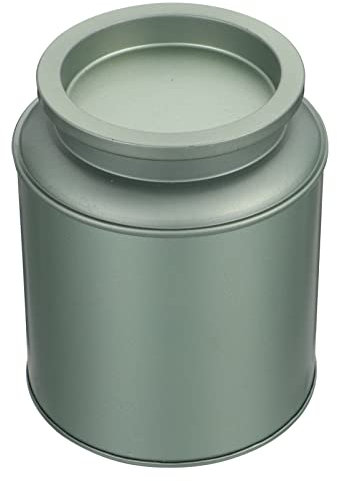 Blechdosen aus Weißblech, für Tee, Kaffee, Bohnen, Kräuter, Süßigkeiten, Gewürze, Basteln, rund, grün