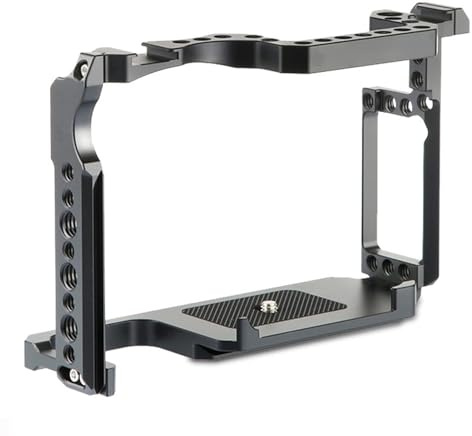 Topcine 5DIV Kamerakäfig für Canon EOS 5D Mark II III IV, 7D, 6D Mark II DSLR mit Dual Kaltschuhhalterung - Kameratasche für 5D4 5D3 5D2 7D1 6D2 Zubehör Video Vlog Rig