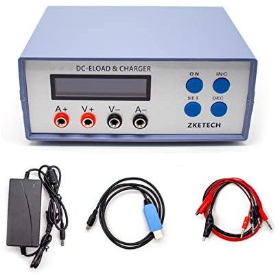 Toplionace EBC-A05+ Batteriekapazitätstester, Tragbarer Powerbank Tester, Leistungsleistung, Elektronisches Lasttester Ladegerät