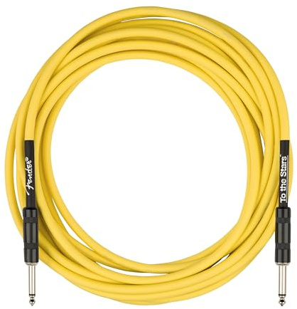 Fender Tom DeLonge To The Stars Graffiti Yellow Instrument Cable 5.5 m