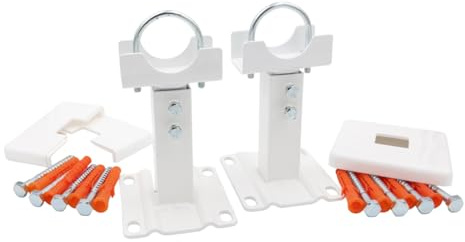 Paire de fixations au sol pour radiateur aluminium - pieds pour radiateur tubulaire - support radiateur
