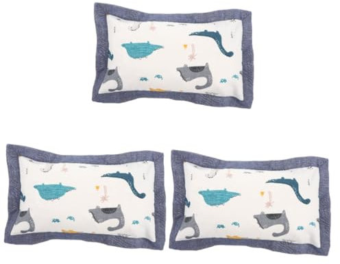 Toyvian 3stücke Lovely Mädchen Reise-kopfkissenbezug Für Mädchen Maschinenwaschbar Cartoon-Dino-Design Und Hautfreundlich Für Und Kinderzimmer-Dekoration