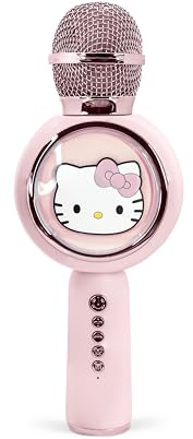 OTL Technologies Micrófono Karaoke Hello Kitty con Altavoz inalámbrico y Luces LED