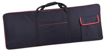 Luwecf 61-Tasten-Keyboardtasche, Oxford-Stoff, tragbar, verdickt, mit Griffen, wasserdicht, Keyboard-Gigbag für Konzerte