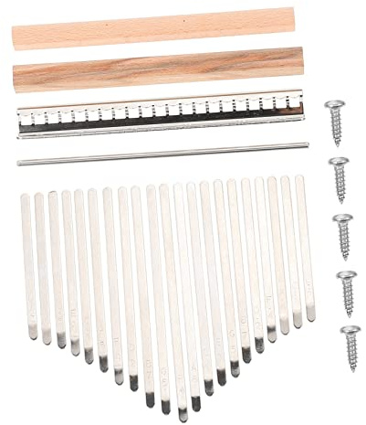 ibasenice 21-ton Kalimba Selbstgemacht Bausatz Daumenklavier Zubehörset Mit Brücke Und Klangkörper Komplettes Zubehör Für Handgefertigtes Fingerklavier Musik Satz Für Kinder Und Hobby