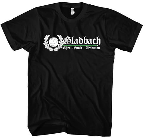 Gladbach Ehre und Stolz Herren T-Shirt | Skyline Trikot Sport Shirt Fussball Ultra | M2