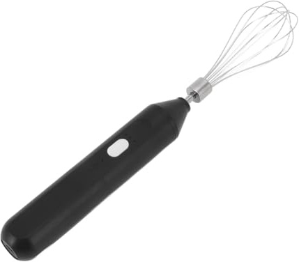 Sbattitore Elettrico Senza Fili, Frusta Elettrica, Portatile per la Cottura in Casa (Nero)