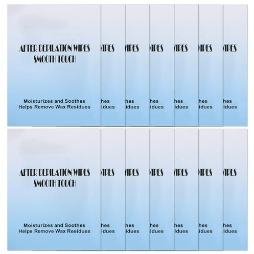 iplusmile 20pièces Bandes De Cire Visage Corps Lingettes Post-épilation Apaisantes Et Hydratantes Pour Peaux Sensibles Soin Après Épilation