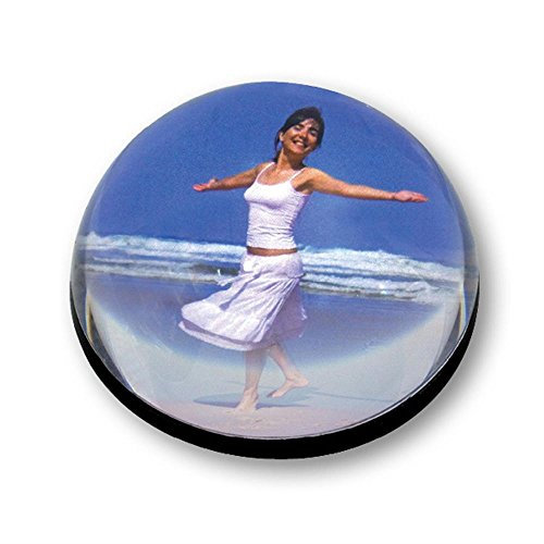 Zep Crystal Rock Dome Photo Paperweight with Box, Transparent (Assorted Designs)