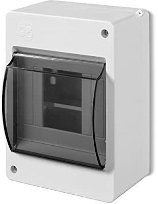 ELEKTRO-PLAST Scatola di distribuzione per fusibili, 1 fila, 4 moduli, IP30, grigio chiaro